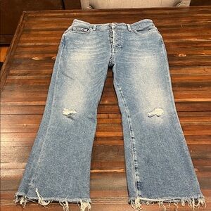 7 For All Mankind The Ultra High Rise Slim Kick Jeans size 30